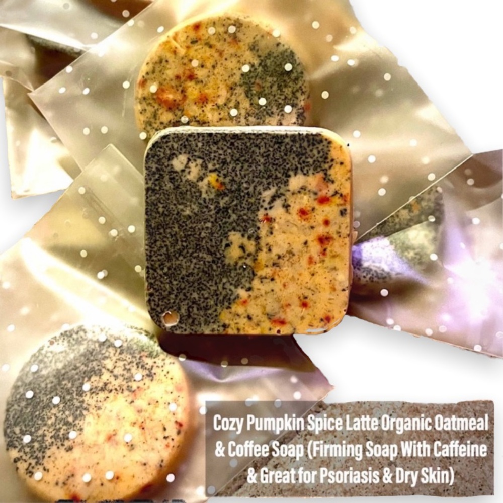 VBG Cozy Pumpkin Spice Latte Organic Oatmeal & Coffee Soap PRICE FIRM - Picture 11 of 16